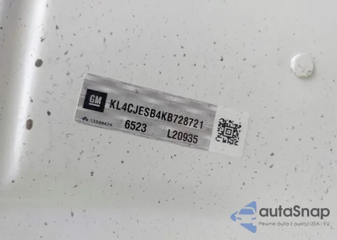 2019 Buick Encore Awd Preferred z USA, uszkodzony, nr VIN KL4CJESB4KB728721